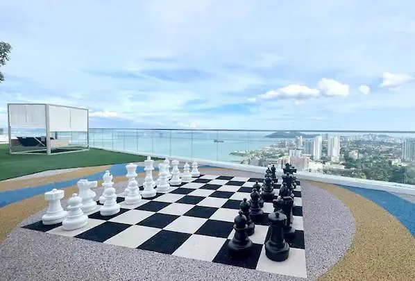 Apartment Urban Suites Georgetown Penang - Affordable - Luxurious Stay With Sea & Georgetown Views By Qistina Jelutong Malaysia