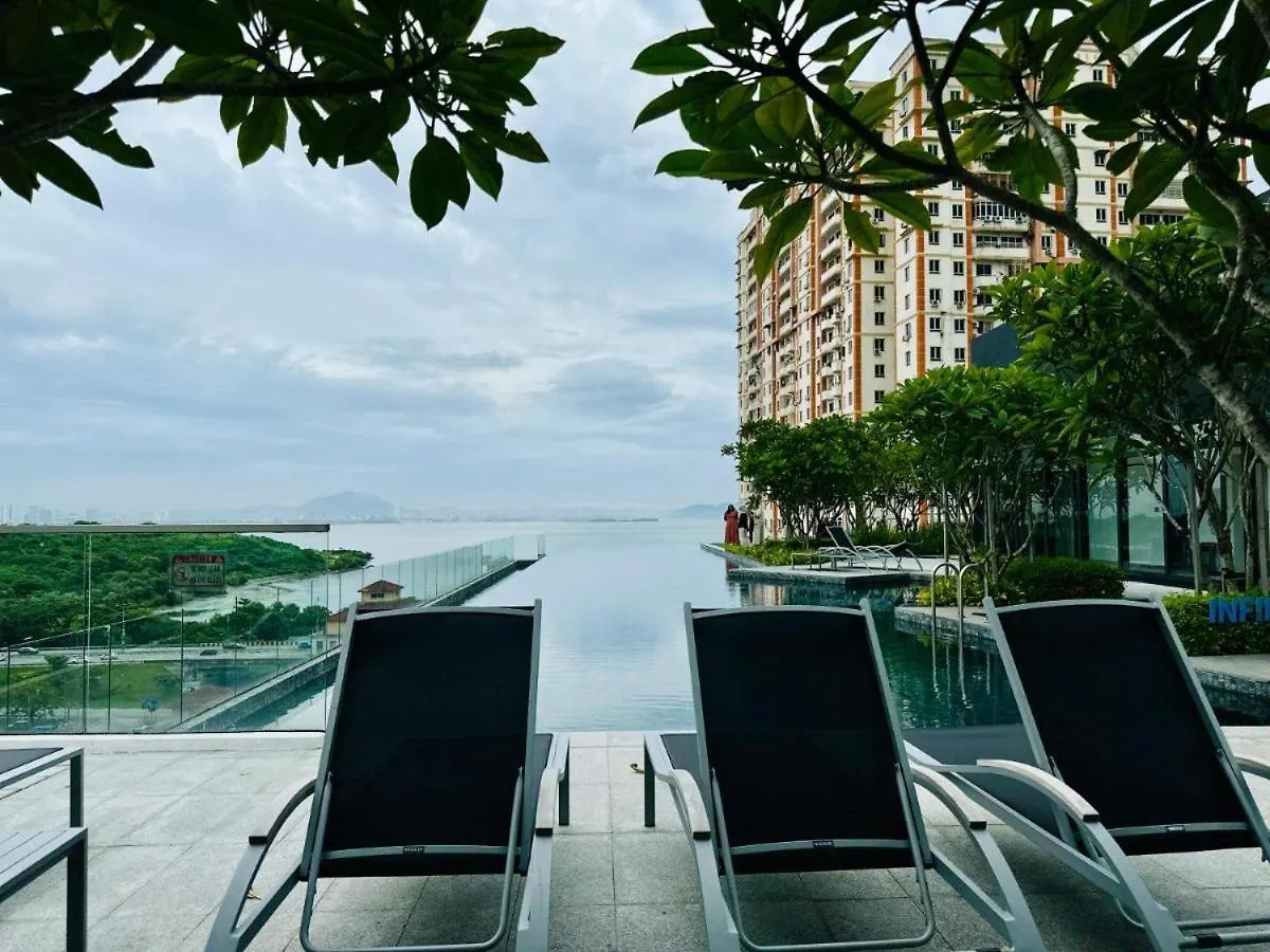 Apartment Urban Suites Georgetown Penang - Affordable - Luxurious Stay With Sea & Georgetown Views By Qistina Jelutong